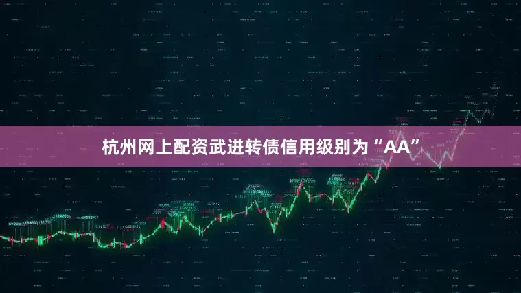杭州网上配资武进转债信用级别为“AA”